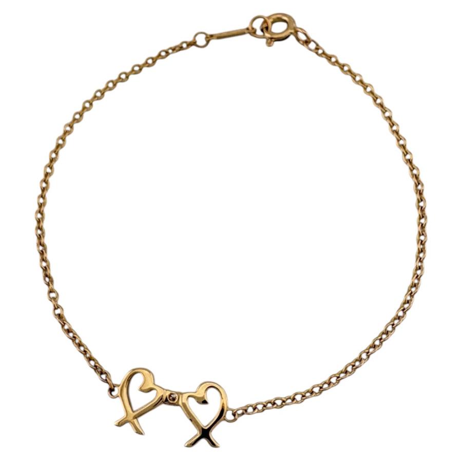 TIFFANY&Co.（ティファニー） ダブルラビングハート ブレスレット 18金
