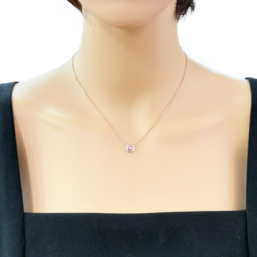 Cartier（カルティエ） ベビートリニティ ネックレス 18金 K18ピンク