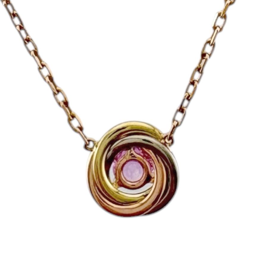 Cartier（カルティエ） ベビートリニティ ネックレス 18金 K18ピンク