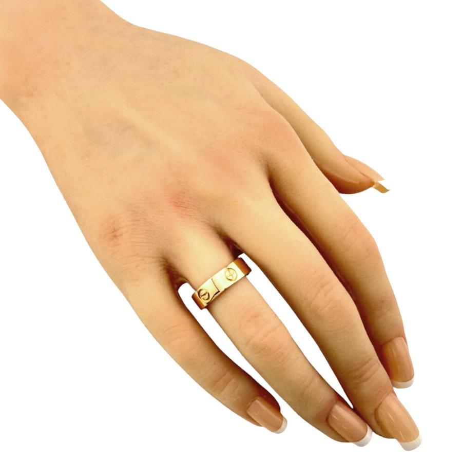Cartier（カルティエ） ラブ リング 指輪 15号 18金 K18ピンクゴールド