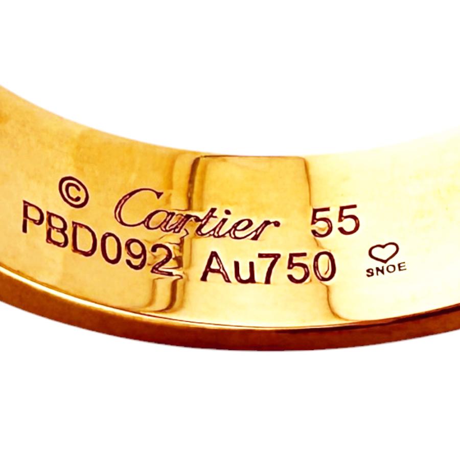 Cartier（カルティエ） ラブ リング 指輪 15号 18金 K18ピンクゴールド