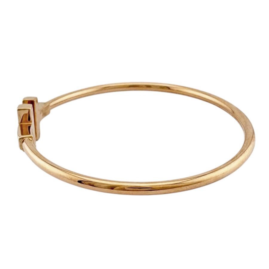 TIFFANY&Co.（ティファニー） Tワイヤー バングル 18金 K18ピンク