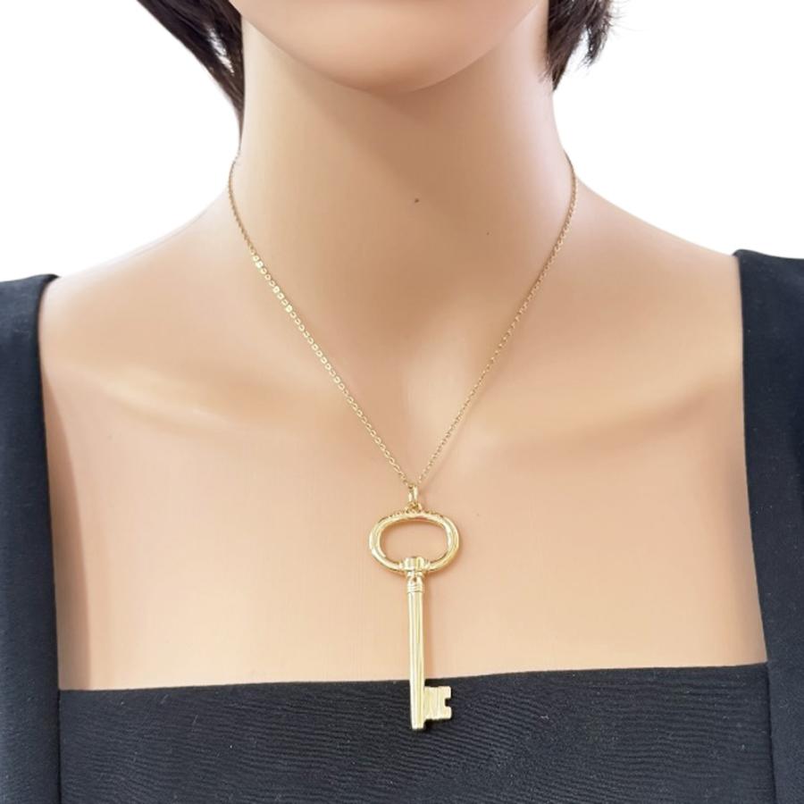 TIFFANY&Co.（ティファニー） オーバルキー ペンダントトップ 18金 K18