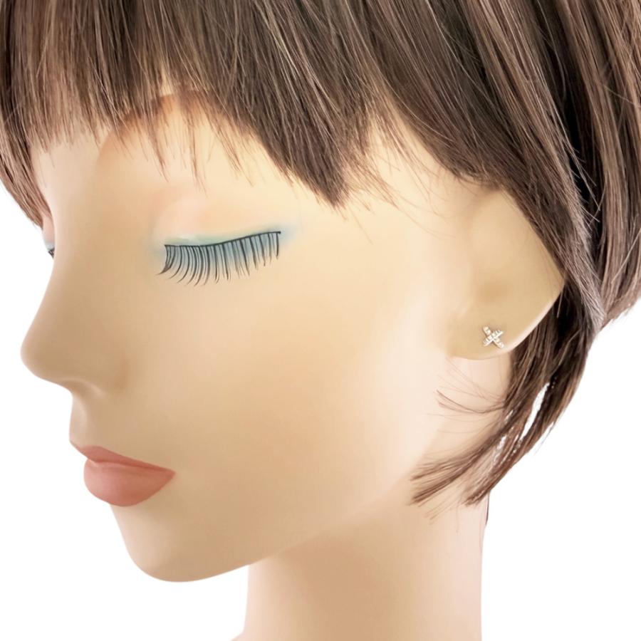 TIFFANY&Co.（ティファニー） クロスステッチ ピアス Pt950プラチナ