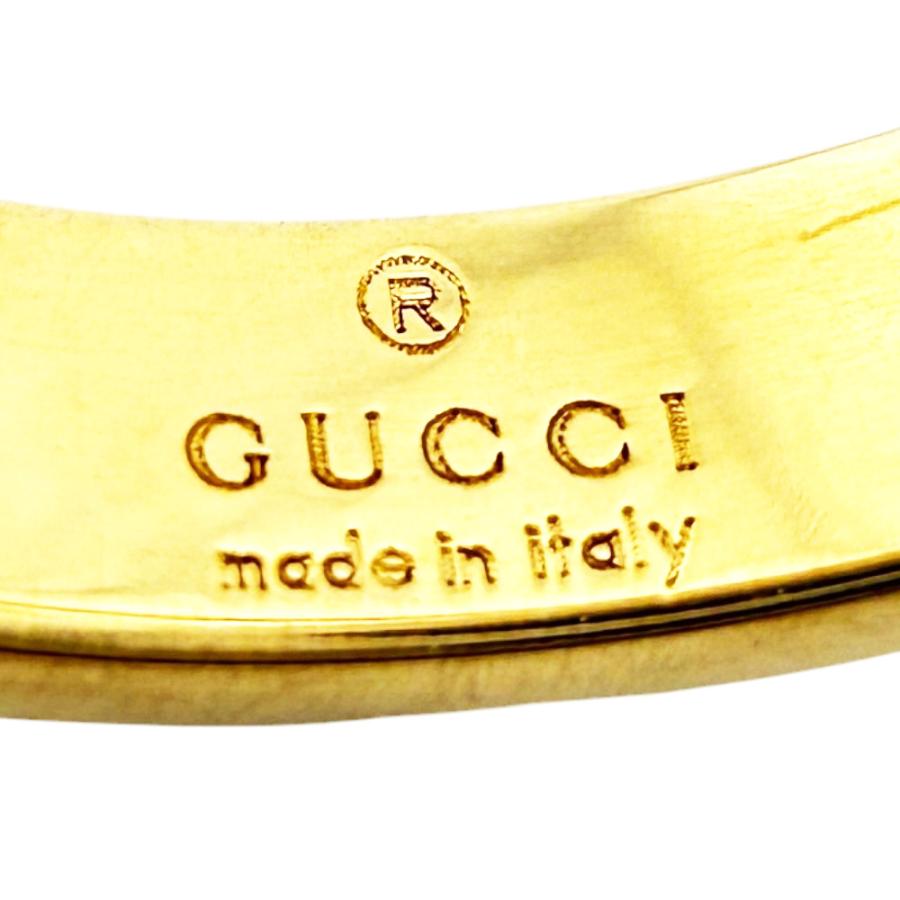 GUCCI（グッチ） アイコン リング 指輪 18号 18金 K18イエローゴールド