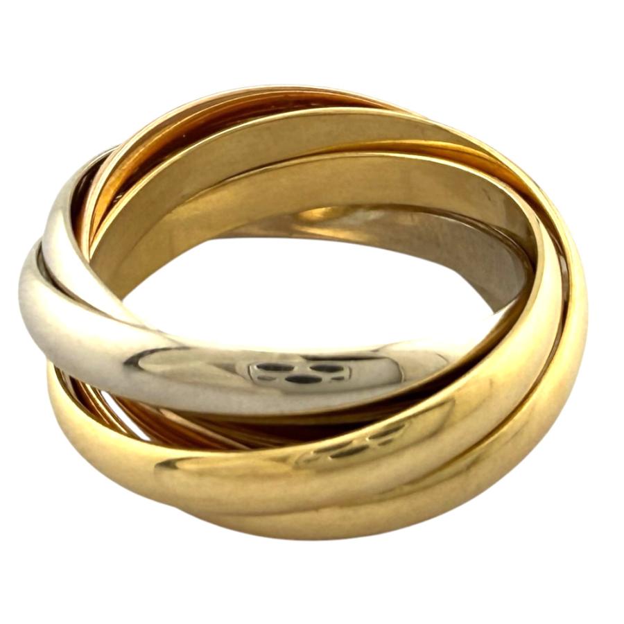 N*O様 【美品】Cartier 18K イエローゴールド リング 13号相当 Cartier（カルティエ） トリニティ リング 指輪 13号 18金 K18イエロー