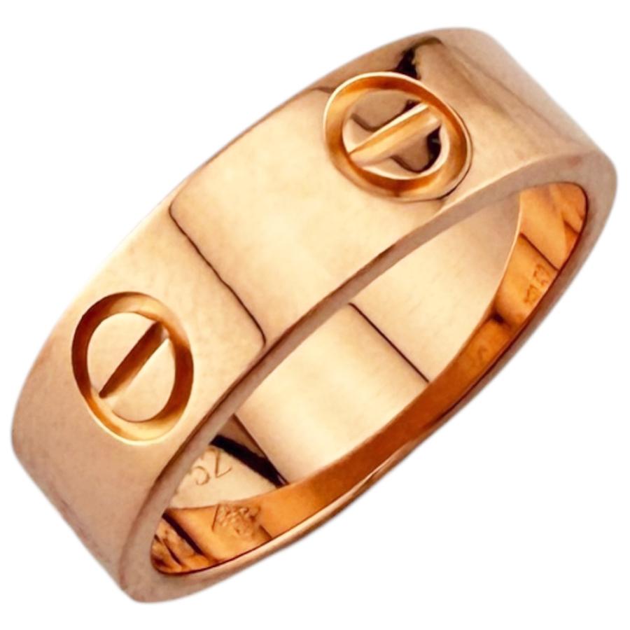 Cartier（カルティエ） ラブ リング 指輪 12号 18金 K18ピンクゴールド