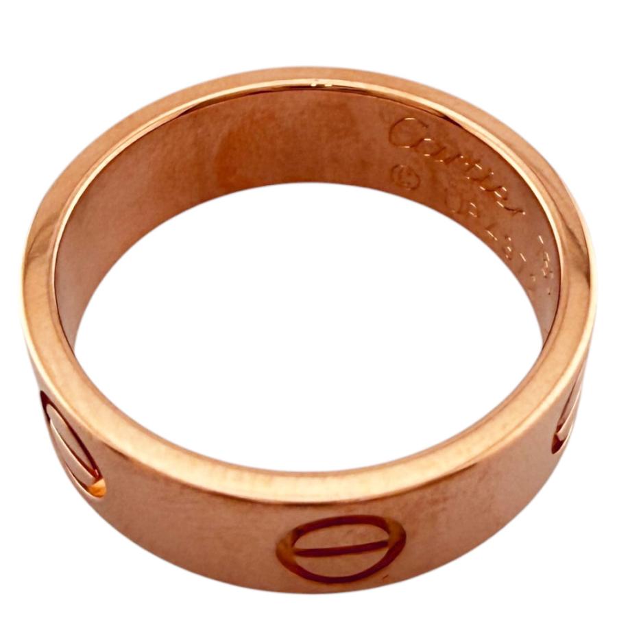 Cartier（カルティエ） ラブ リング 指輪 12号 18金 K18ピンクゴールド