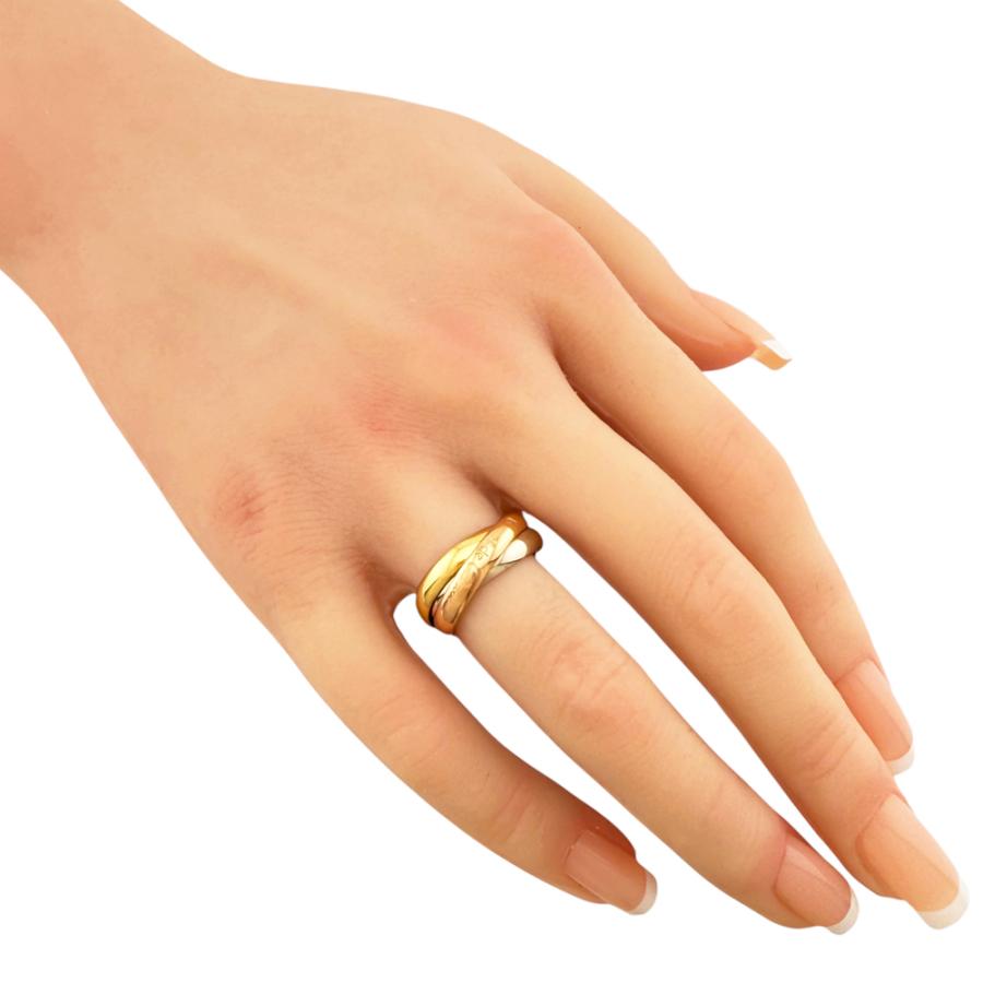 Cartier（カルティエ） トリニティ リング 指輪 11.5号 18金 K18
