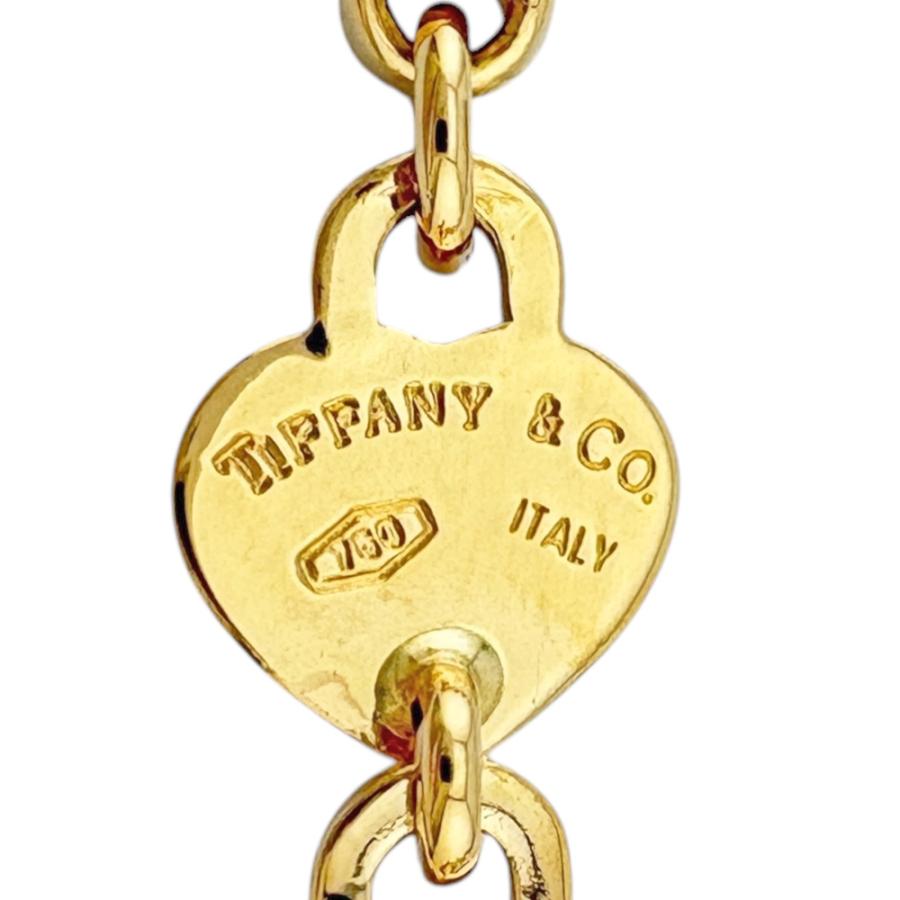 最終価格　18金　ティファニー　ゴールドチェーンブレスレット TIFFANY&Co.（ティファニー） ブレスレット 18金 K18イエローゴールド