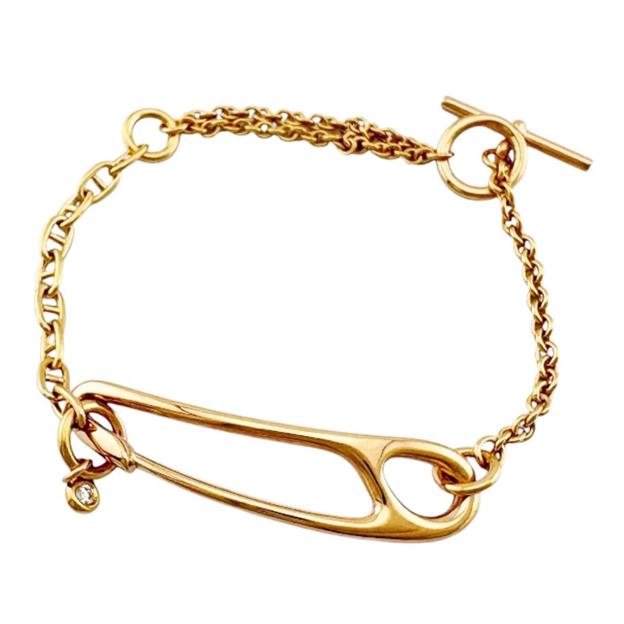 HERMES（エルメス） シェーヌダンクル ブレスレット 18金 K18ピンク