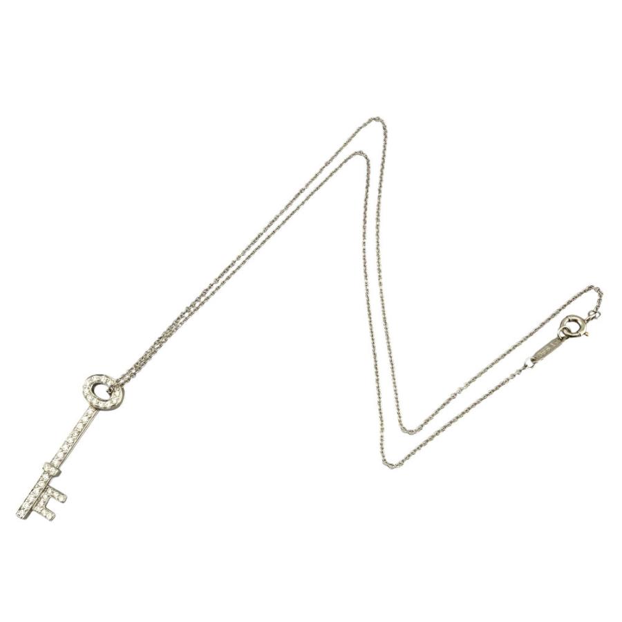 TIFFANY&Co.（ティファニー） オーバルキー ネックレス Pt950プラチナ