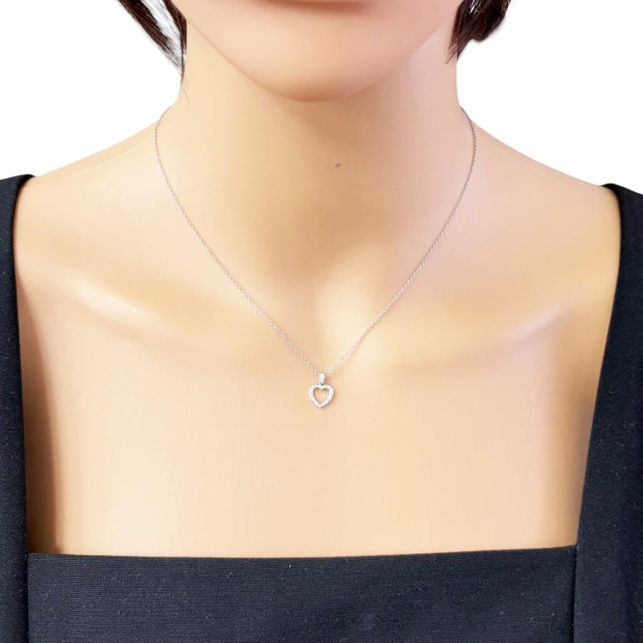 Tiffany & Co. メトロ ハート ネックレス TIFFANY&Co.（ティファニー） メトロハート ネックレス Pt950プラチナ