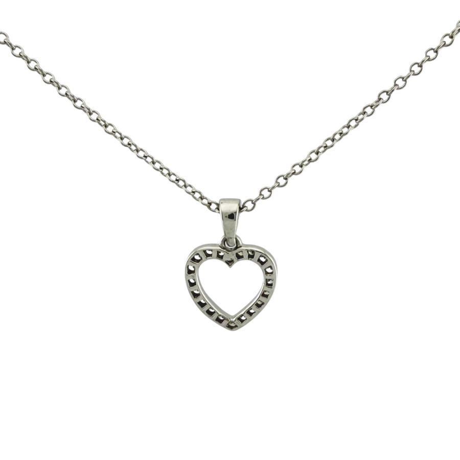 TIFFANY&Co.（ティファニー） メトロハート ネックレス Pt950プラチナ