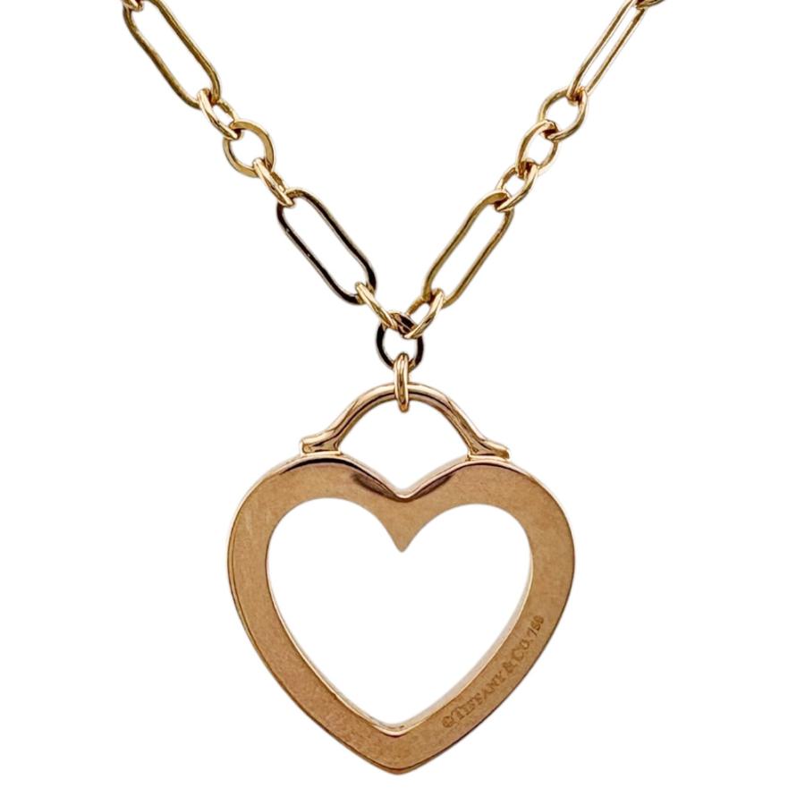 中古　ティファニー　センチメンタルハート　ネックレス TIFFANY&Co.（ティファニー） センチメンタルハート ネックレス 18金
