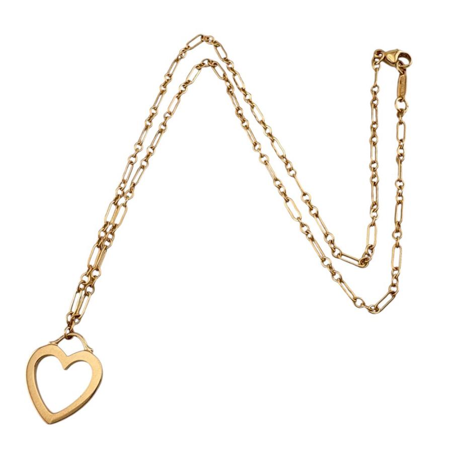 TIFFANY&Co.（ティファニー） センチメンタルハート ネックレス 18金