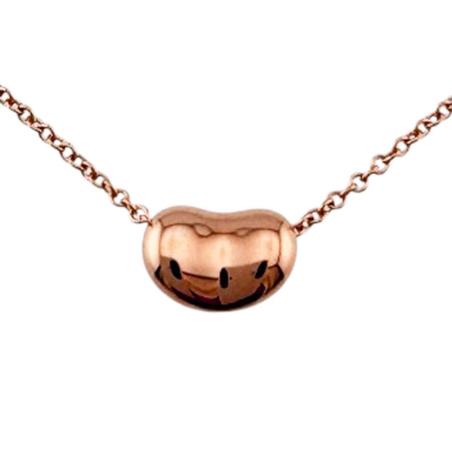 TIFFANY&Co.（ティファニー） ビーン ネックレス 18金 K18ピンク