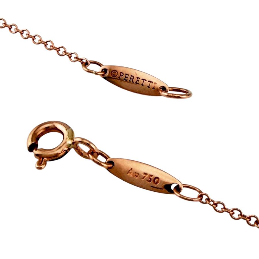 TIFFANY&Co.（ティファニー） ビーン ネックレス 18金 K18ピンク