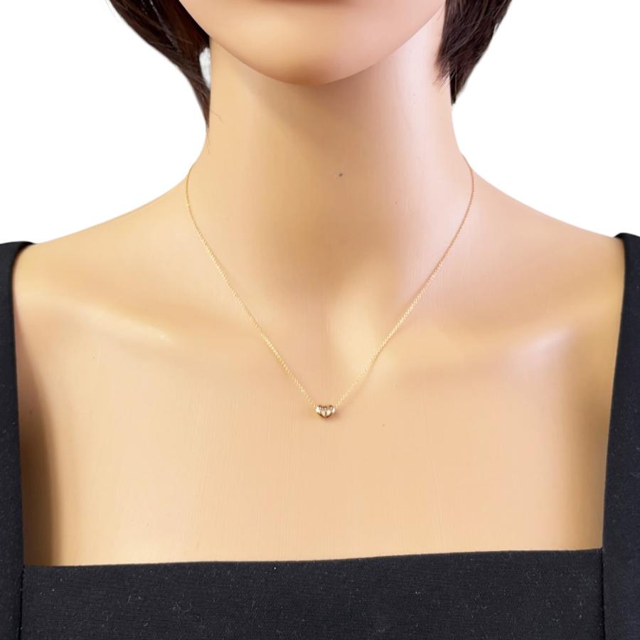 TIFFANY&Co.（ティファニー） ビーン ネックレス 18金 K18ピンク