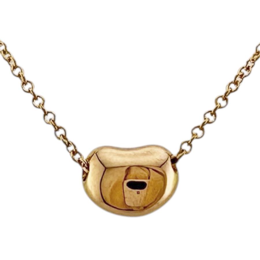 TIFFANY&Co.（ティファニー） ビーン ネックレス 18金 K18ピンク