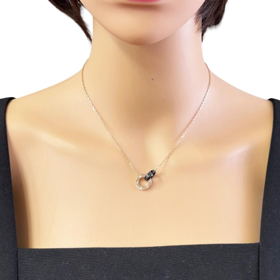 Cartier（カルティエ） ラブサークル ネックレス 18金 K18ピンク