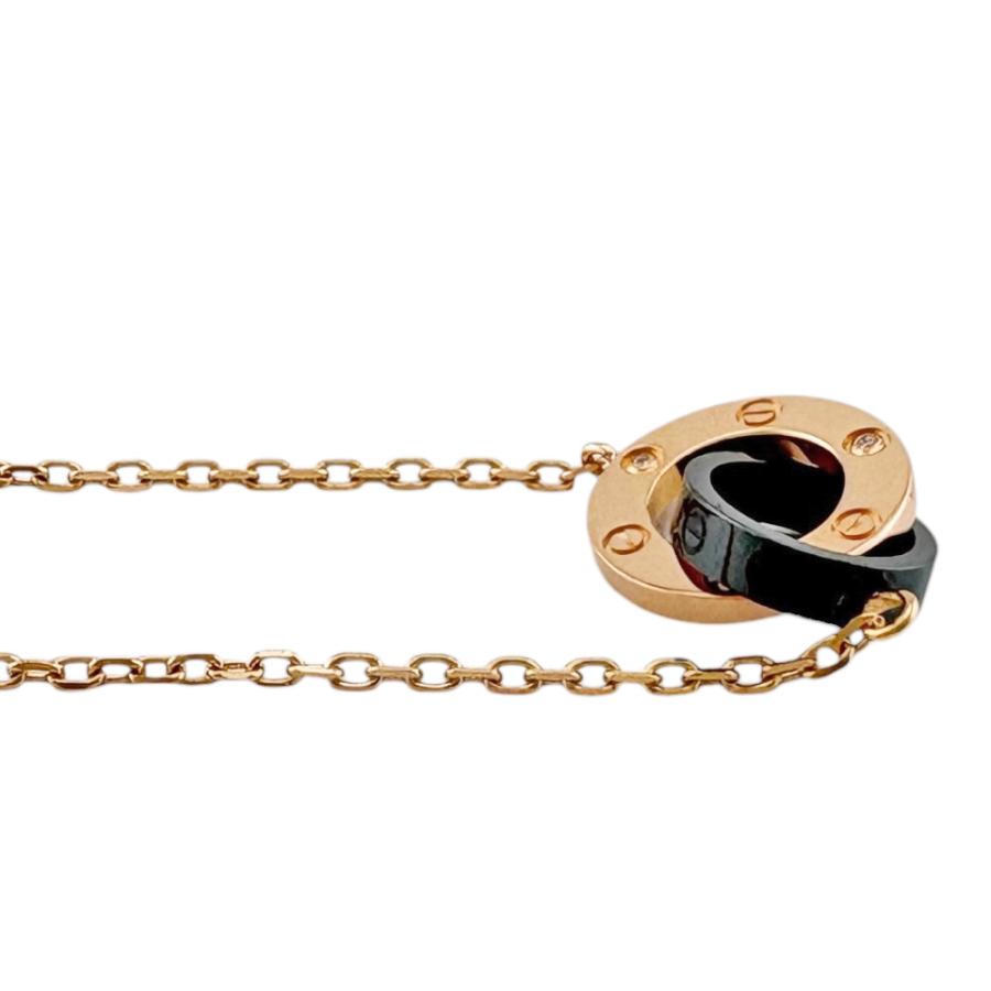 Cartier（カルティエ） ラブサークル ネックレス 18金 K18ピンク