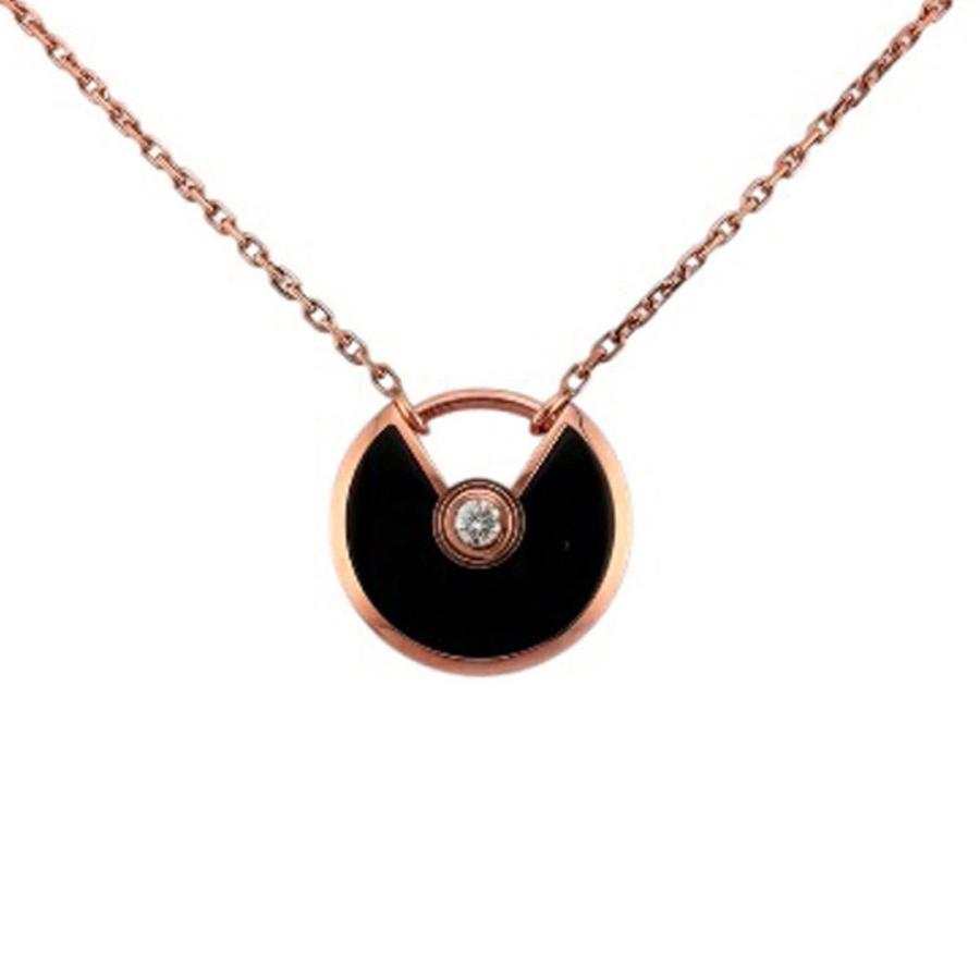 Cartier（カルティエ） ネックレス 18金 K18ピンクゴールド オニキス