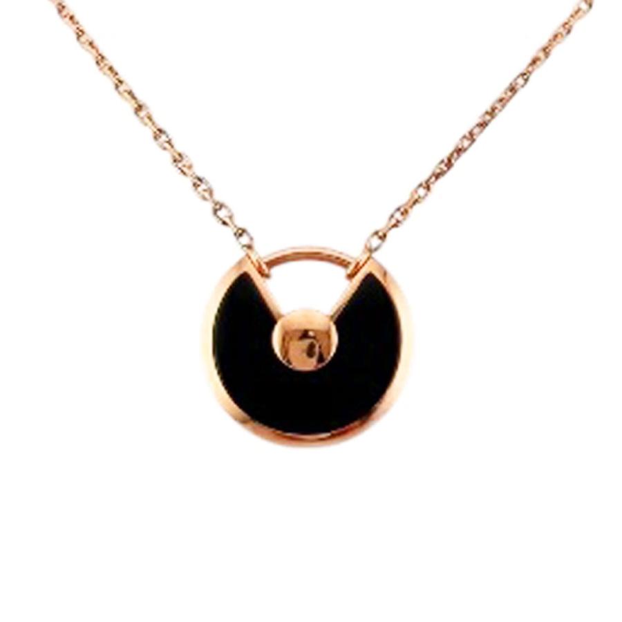 Cartier（カルティエ） ネックレス 18金 K18ピンクゴールド オニキス