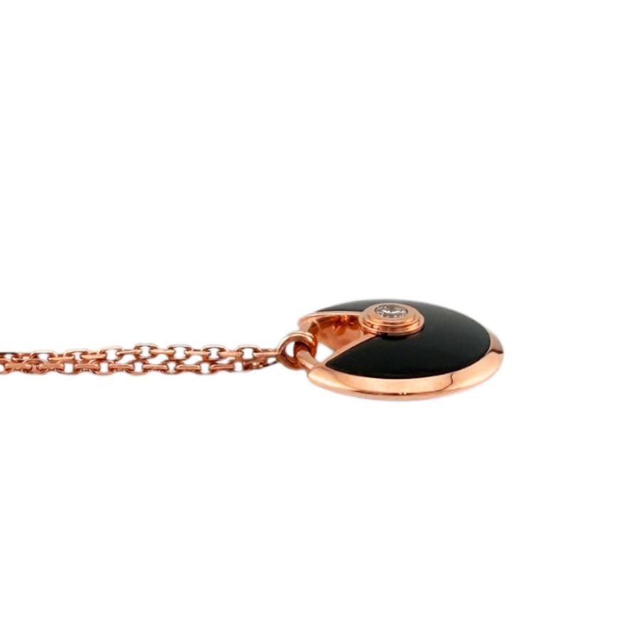 Cartier（カルティエ） ネックレス 18金 K18ピンクゴールド オニキス