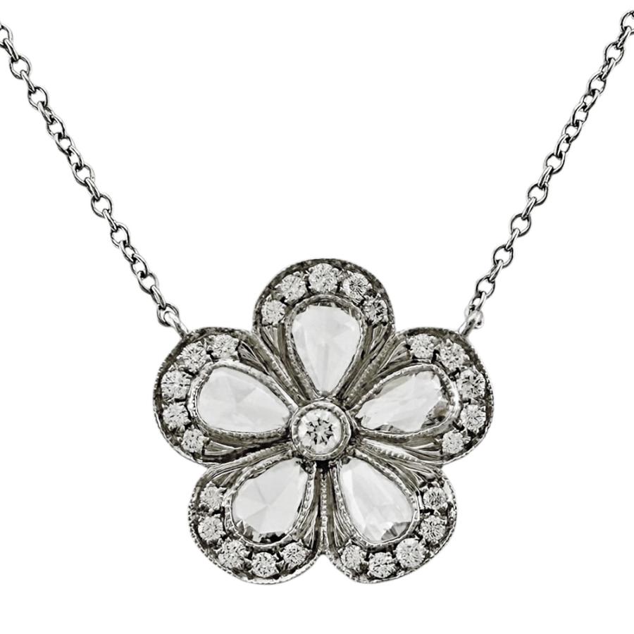 TIFFANY&Co.（ティファニー） ガーデンフラワー ネックレス Pt950