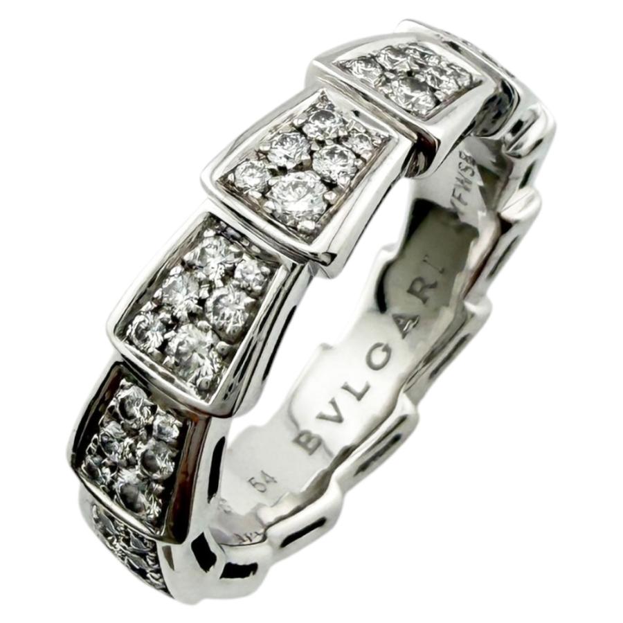 Bvlgari ダイヤモンド付きリング 指輪 54 BVLGARI（ブルガリ） セルペンティヴァイパー リング 指輪 13.5号 18金