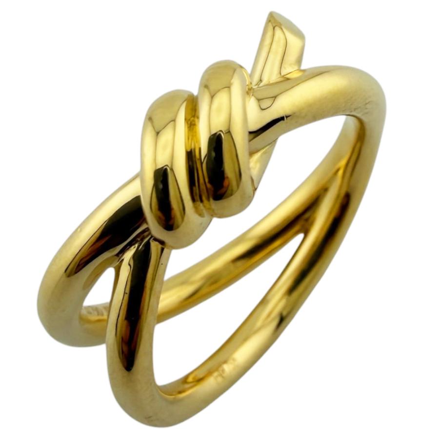 TIFFANY&Co.（ティファニー） ノットダブルロウ リング 指輪 15号 18金