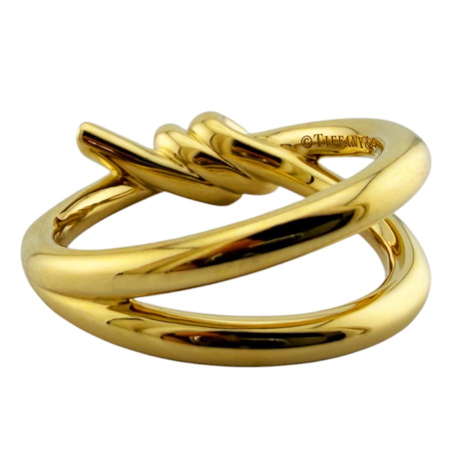 TIFFANY&Co.（ティファニー） ノットダブルロウ リング 指輪 15号 18金