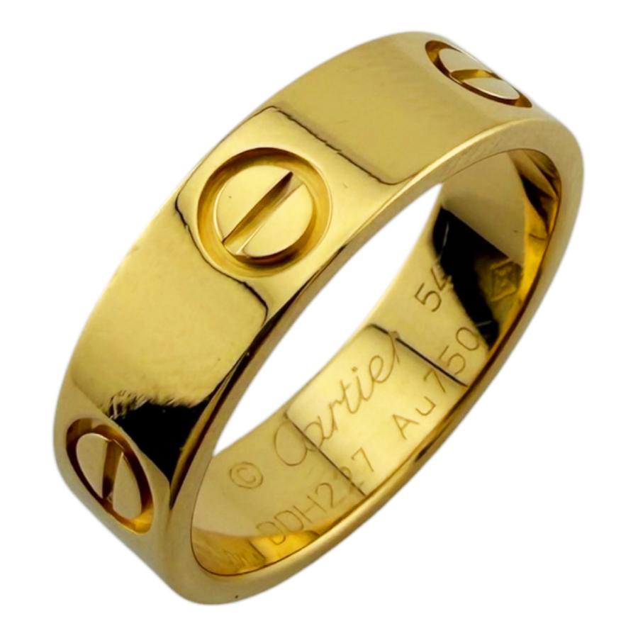 Cartier（カルティエ） ラブ リング 指輪 14号 18金 K18イエロー