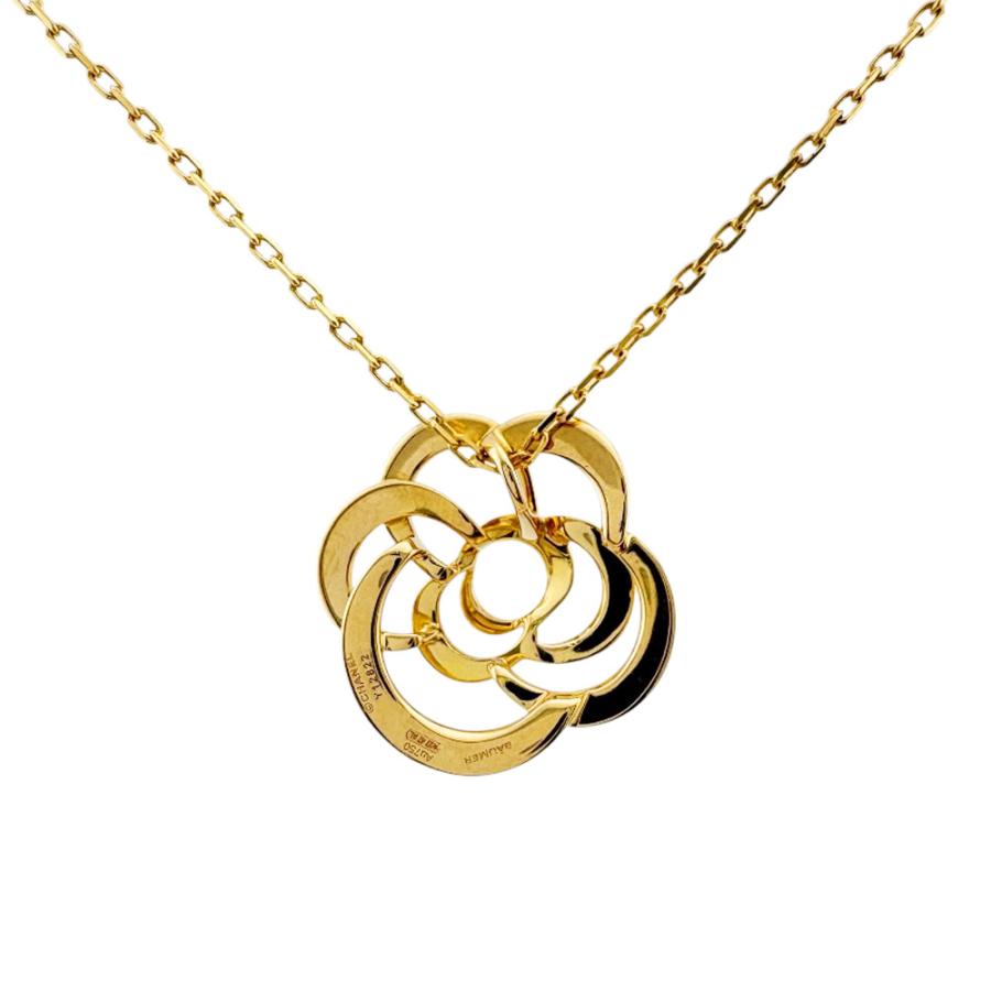 CHANEL（シャネル） カメリア ネックレス 18金 K18イエローゴールド