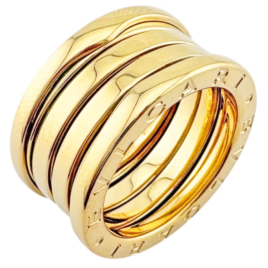 BVLGARIブルガリビーゼロワン4バンドゴールドリング BVLGARI（ブルガリ） ビーゼロワン 4バンド リング 指輪 8.5号 18金