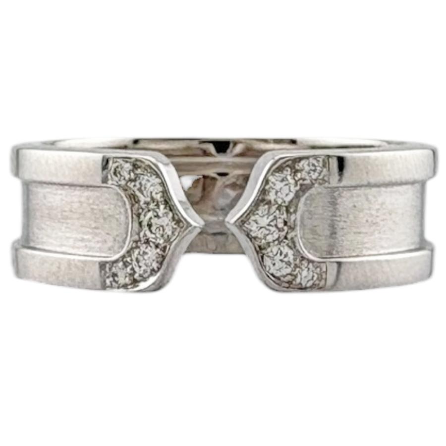 Cartier（カルティエ） C2 リング 指輪 15号 18金 K18ホワイトゴールド