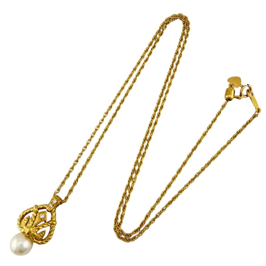 MIKIMOTO（ミキモト） ネックレス 18金 K18イエローゴールド パール 