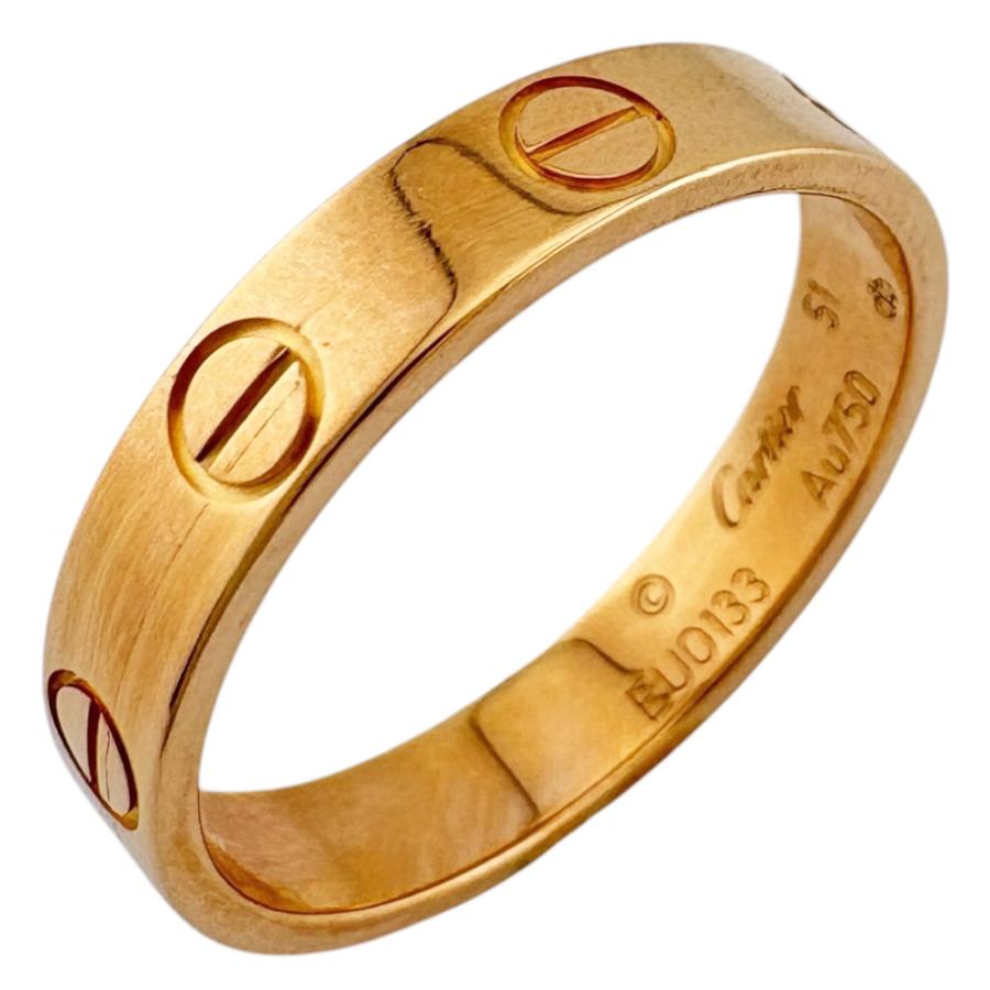 Cartier（カルティエ） ミニラブ リング 指輪 11号 18金 K18ピンク 