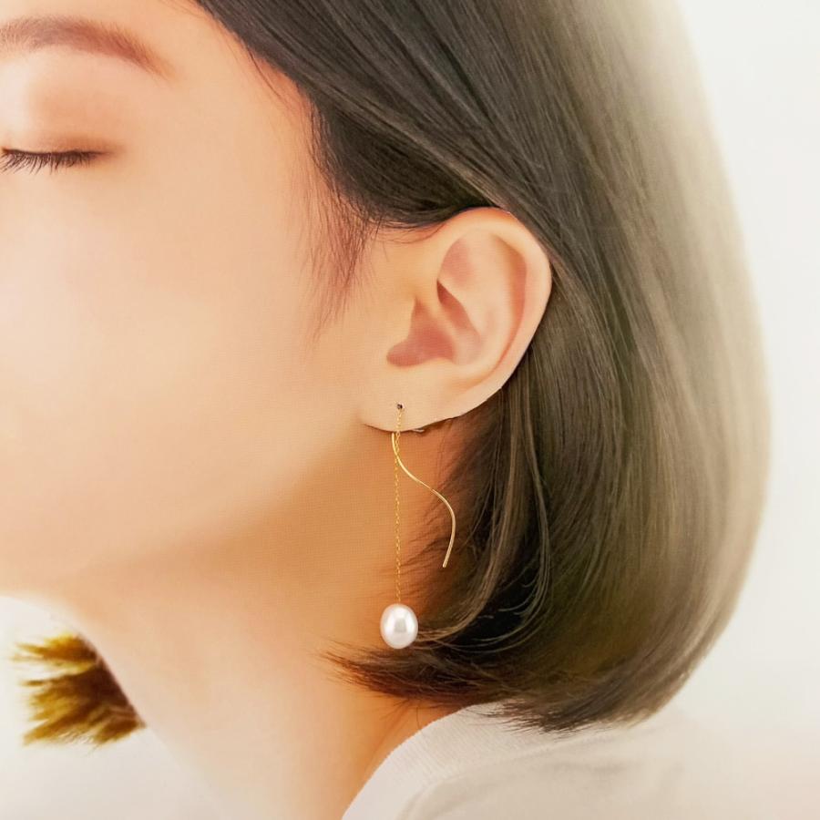 TASAKI K18 パール ピアス(片方) タサキ ピアス 18金 K18イエローゴールド パール レディース TASAKI