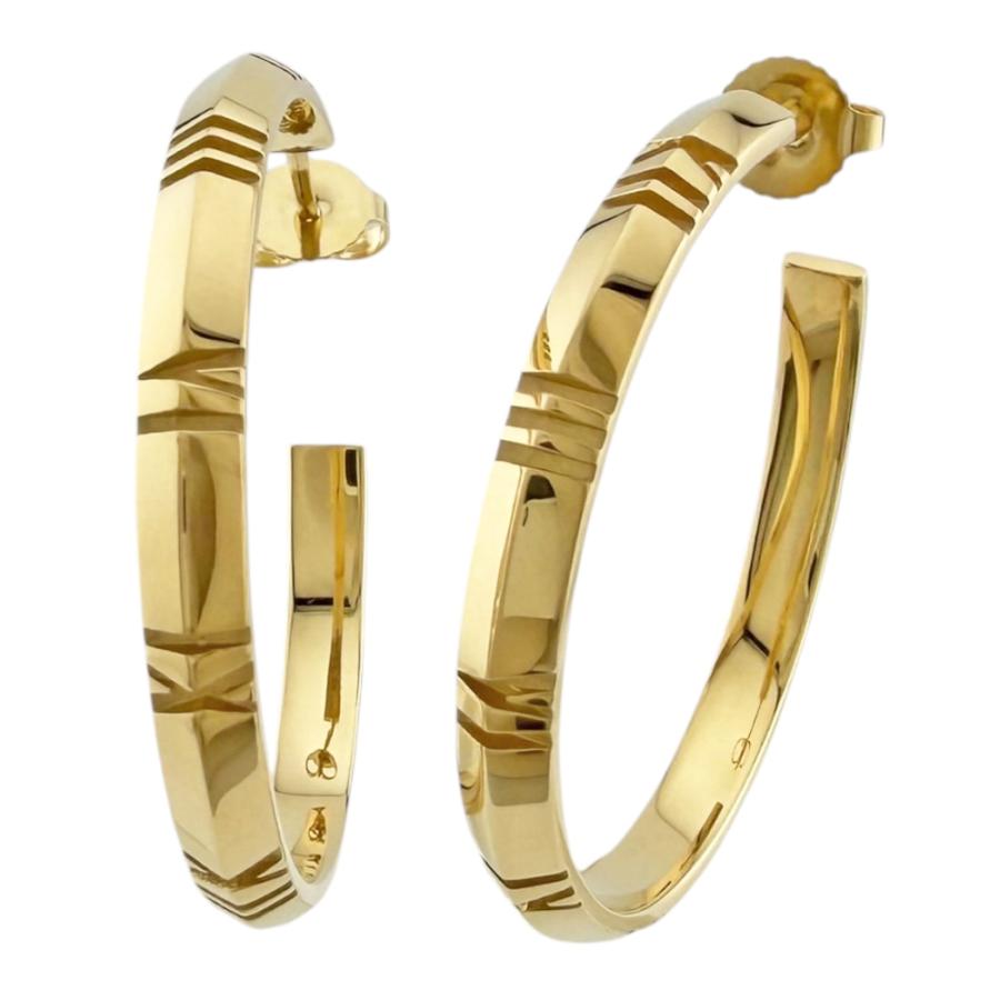 TIFFANY&Co.（ティファニー） アトラスX フープ ピアス 18金 K18