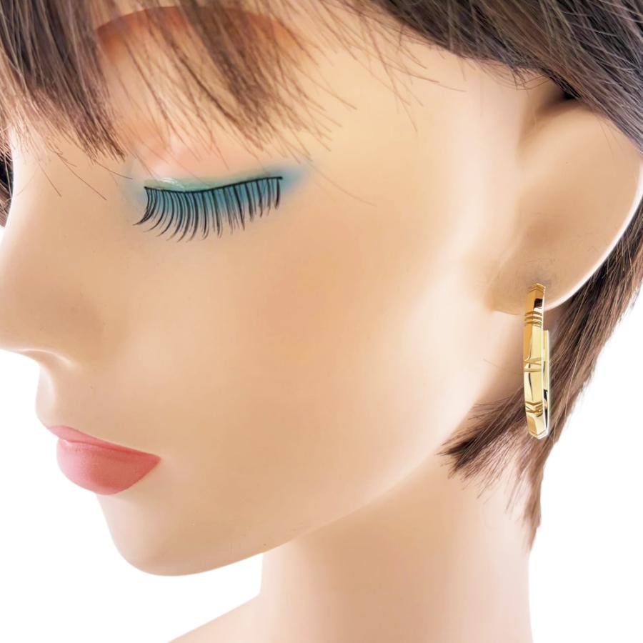 TIFFANY&Co.（ティファニー） アトラスX フープ ピアス 18金 K18