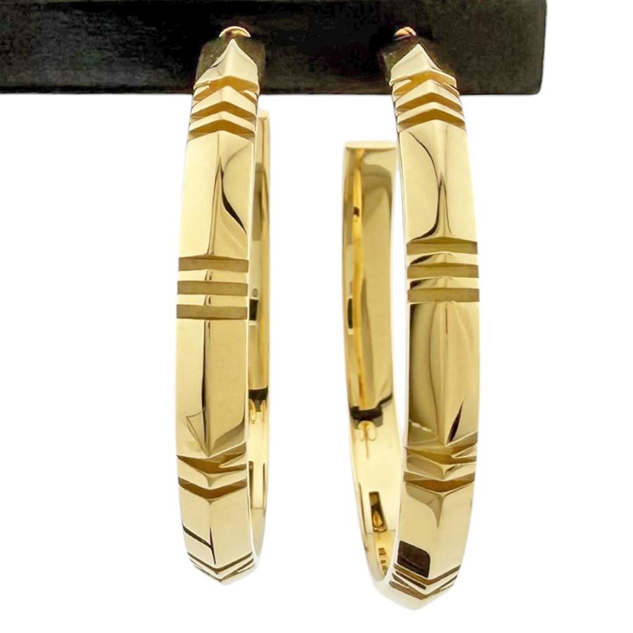 TIFFANY&Co.（ティファニー） アトラスX フープ ピアス 18金 K18