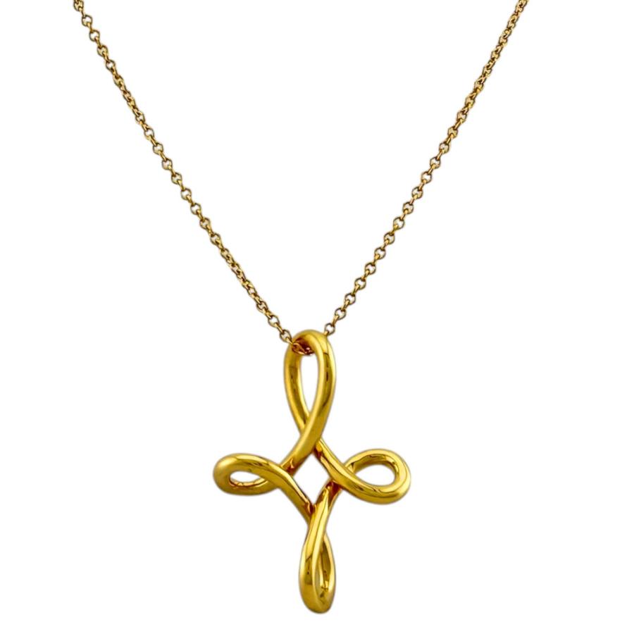 TIFFANY&Co.（ティファニー） インフィニティクロス ネックレス 18金