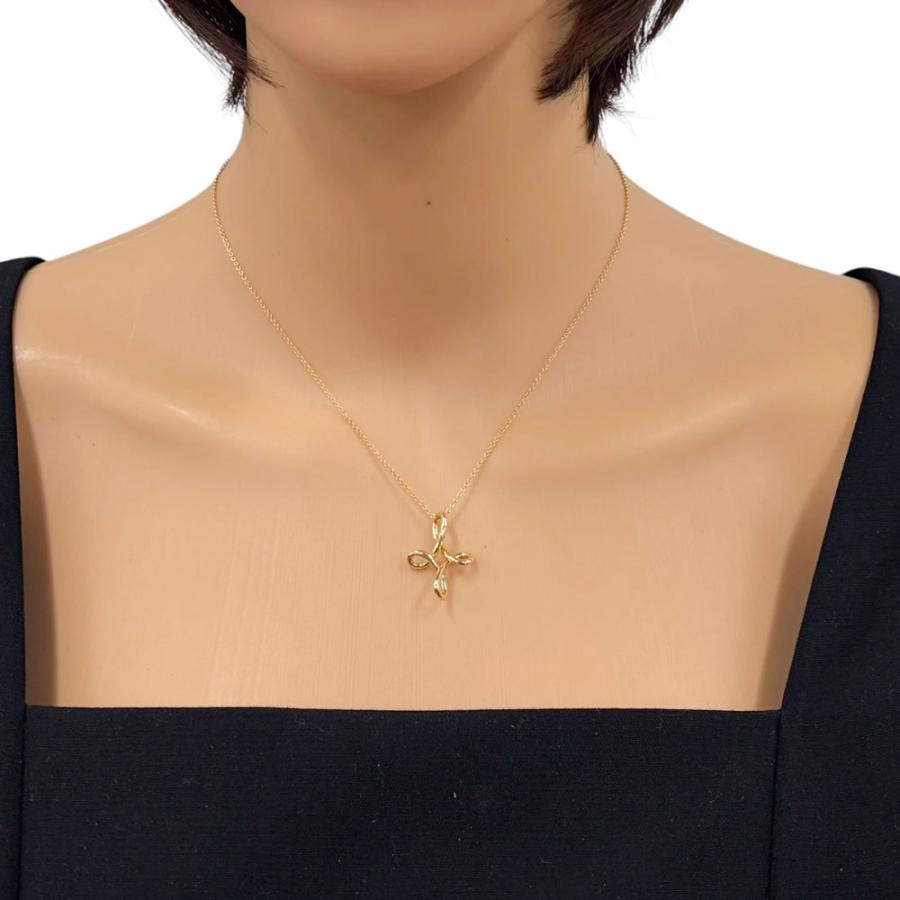 TIFFANY&Co.（ティファニー） インフィニティクロス ネックレス 18金