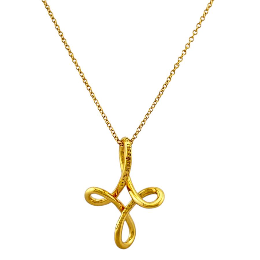 TIFFANY&Co.（ティファニー） インフィニティクロス ネックレス 18金