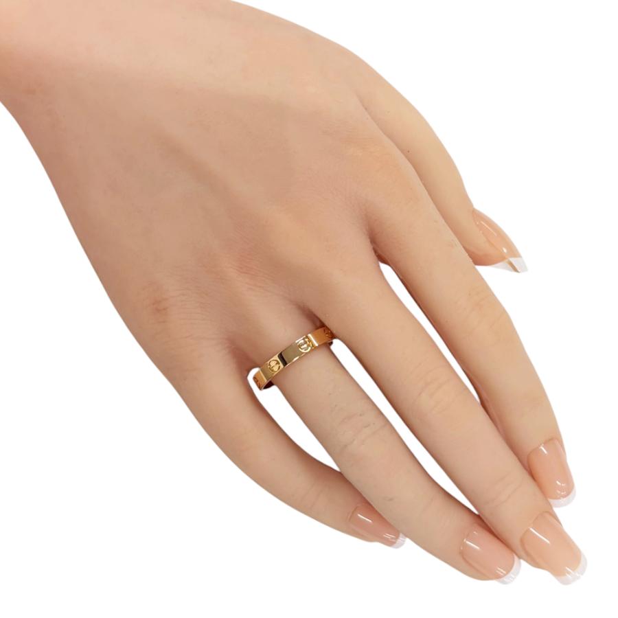 Cartier（カルティエ） ミニラブ リング 指輪 19.5号 18金 K18ピンク