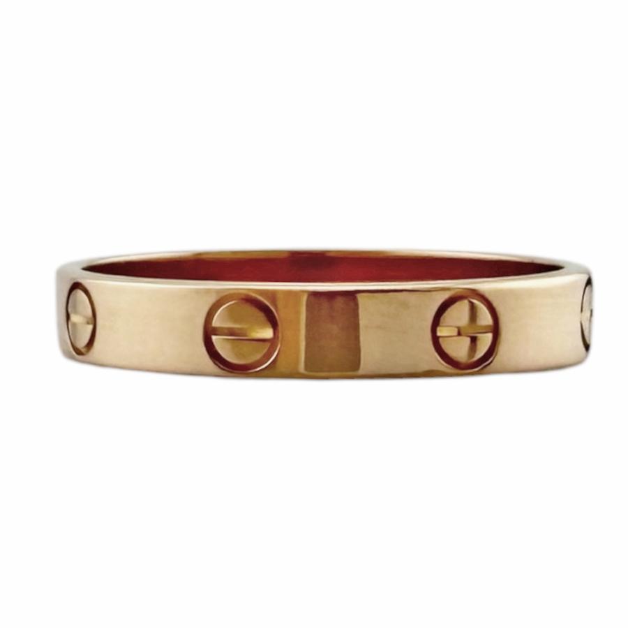 Cartier（カルティエ） ミニラブ リング 指輪 19.5号 18金 K18ピンク