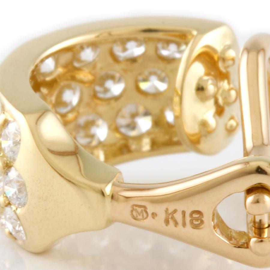 MIKIMOTO（ミキモト） K18 イヤリング ダイヤモンド 1.62ct クリップ式