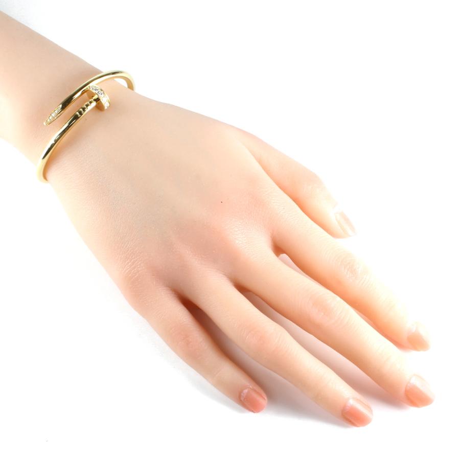 Cartier（カルティエ） K18 バングル ダイヤモンド ジュストアンクル